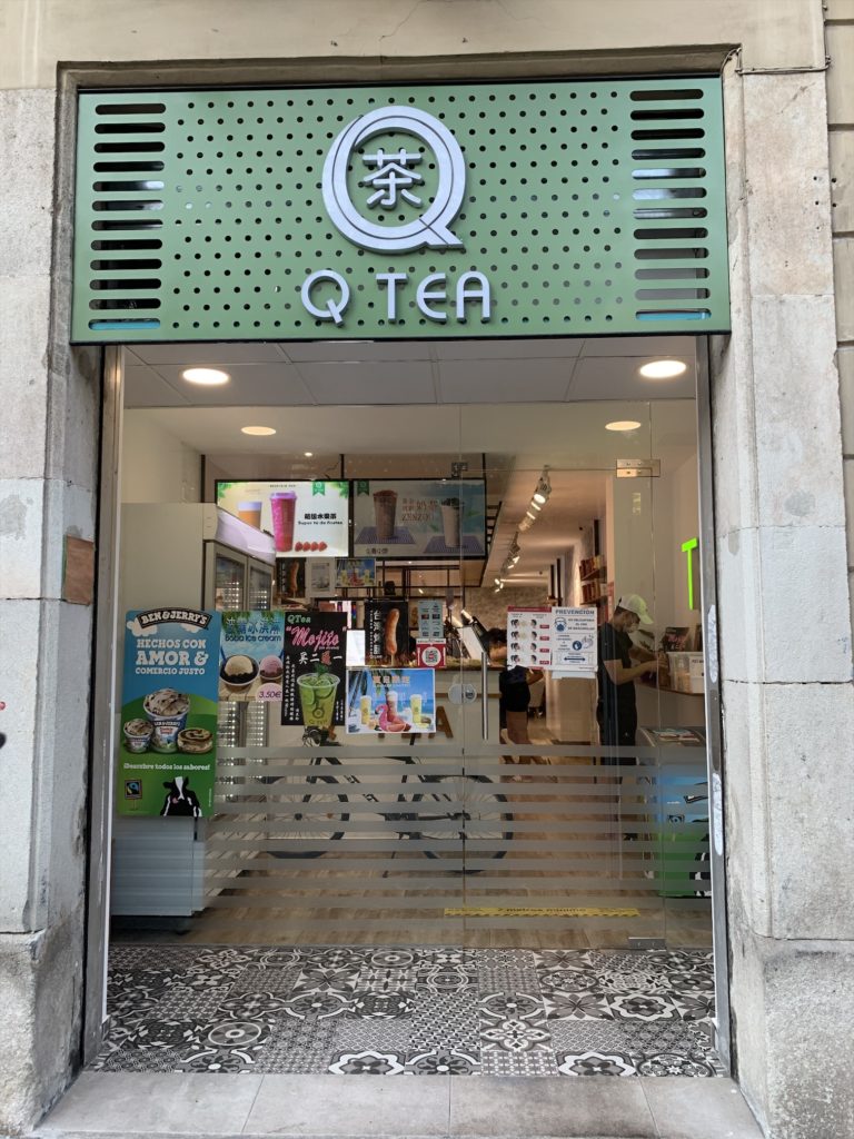 バルセロナで美味しいタピオカ！QTea Q茶」