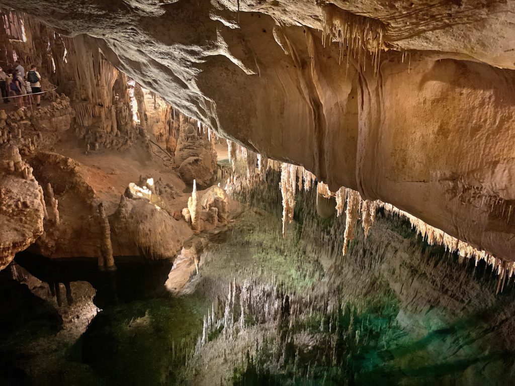 コンサート、ボート乗船付きの豪華鍾乳洞「ドラック洞窟」（Drach Cave）