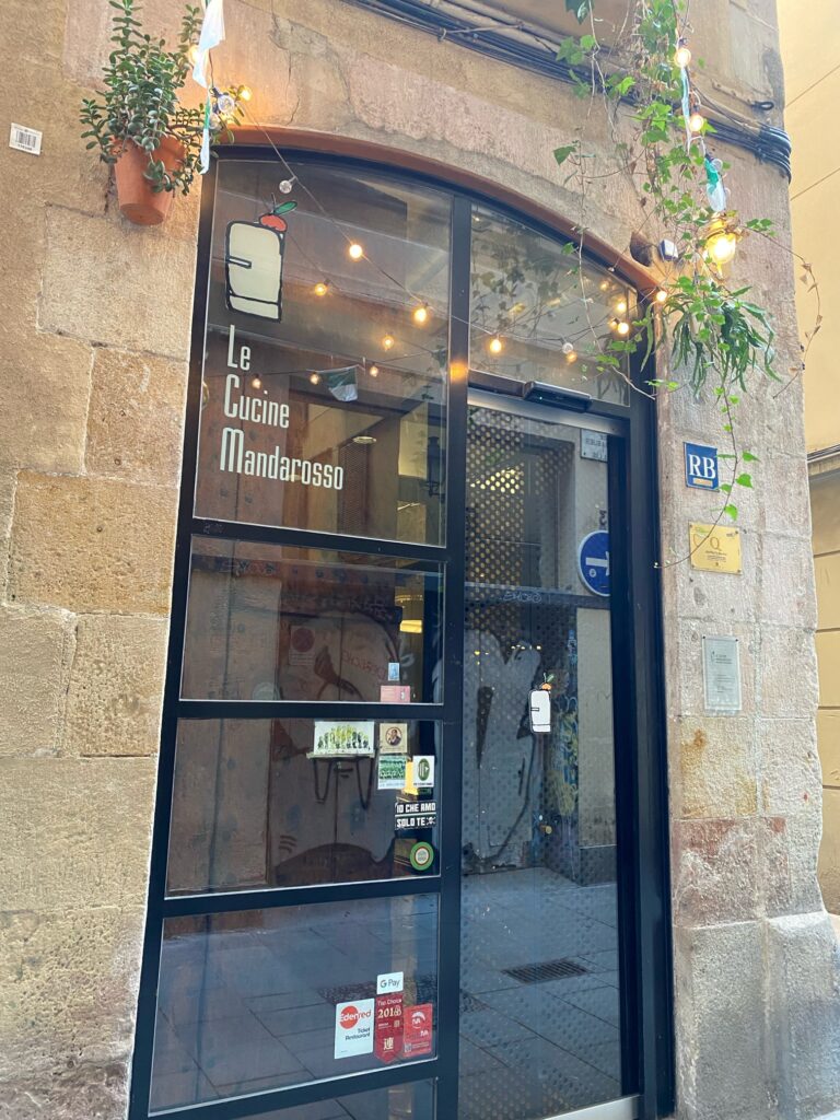 バルセロナのトップ50レストラン「Le Cucine Mandarosso」