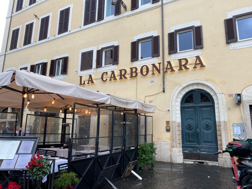 ローマおすすめレストラン！カルボナーラ発祥レストラン[La Carbonara」