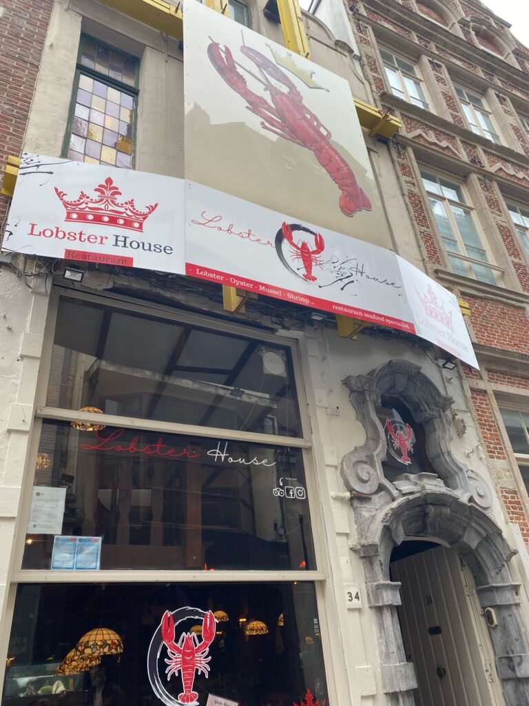 ベルギーで美味しいムール貝が食べれるレストラン「The Lobster House」